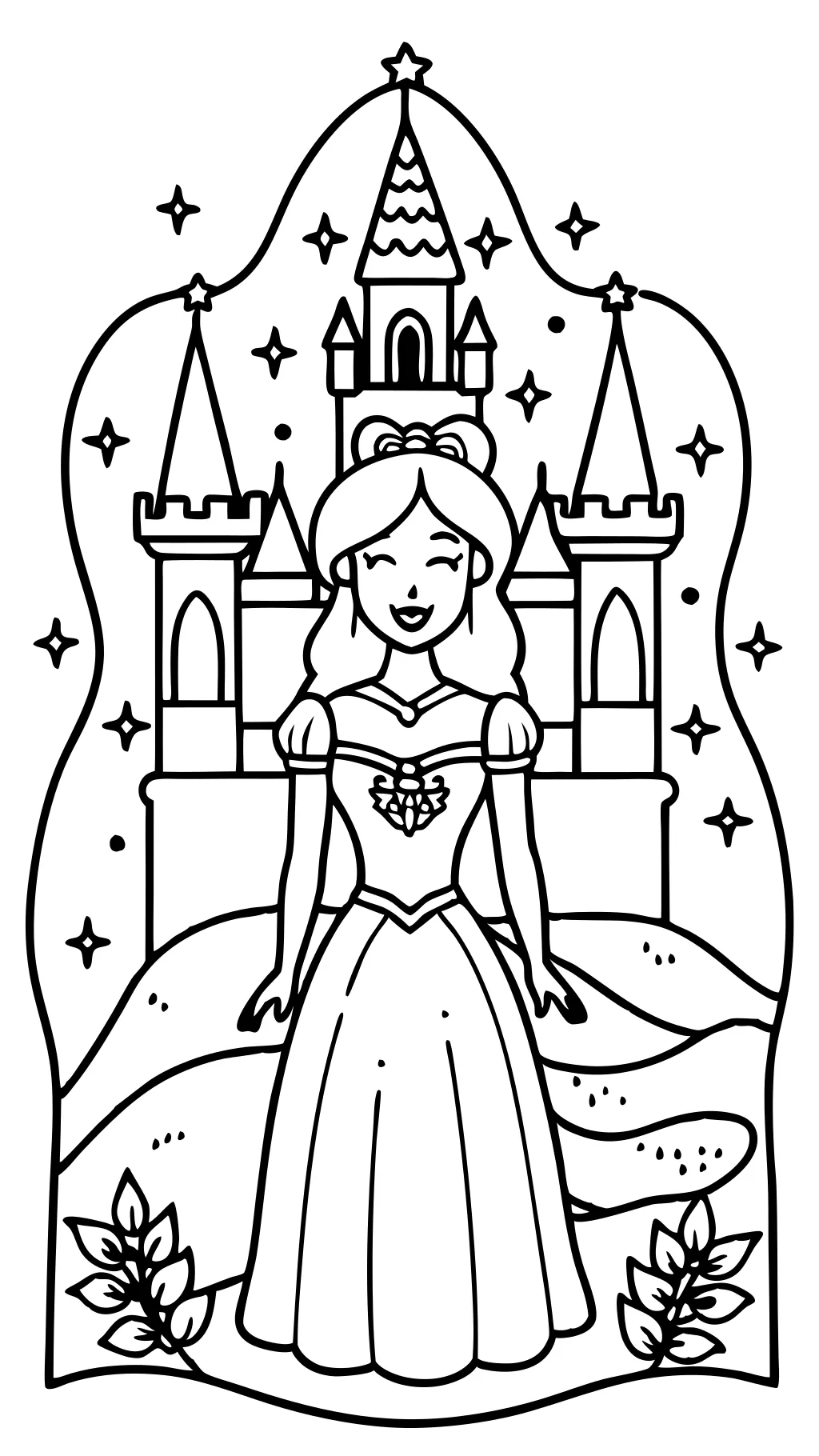 sleeping beauty coloring pages